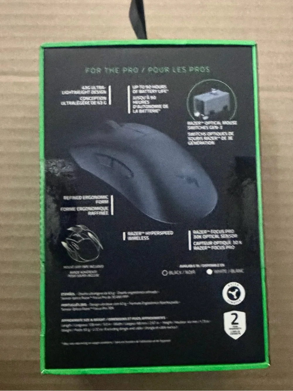 Razer Deathadder V3 Pro Wireless Super Lightweight Gaming Mouse